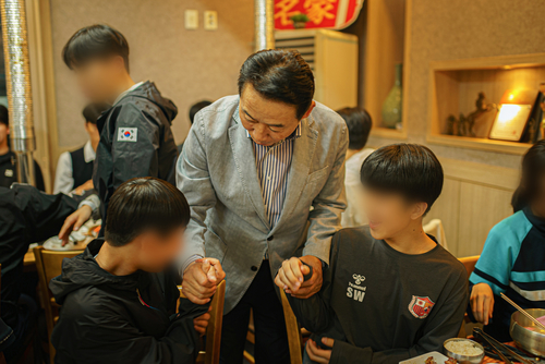 백영현 국민의힘 포천시장 후보 4월29일 전국 동계체전 바이애슬론 해단식 참석
