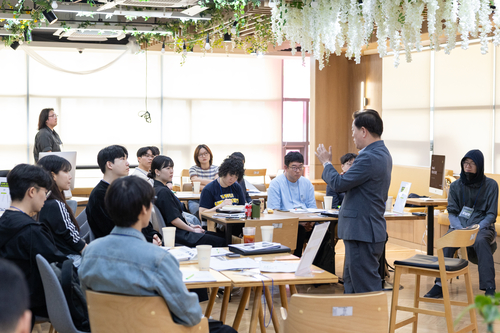 박승원 더불어민주당 광명시장 후보 2일 광명시 청년동 방문