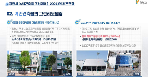 녹색건축으로 실현하는 탄소중립도시 광명 언론 브리핑 자료