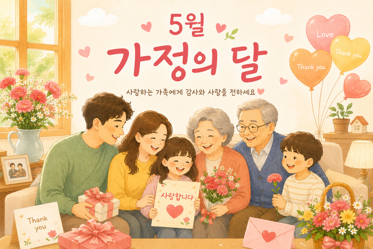 5월 가정의 달.