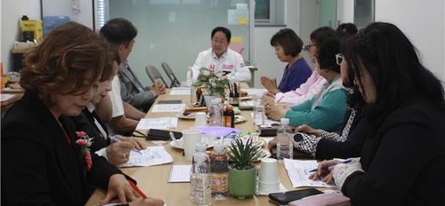 주광덕 국민의힘 남양주시장 후보-(사)남양주시노인장기요양기관협회 8일 간담회 운영