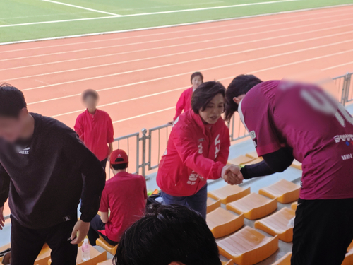 신계용 국민의힘 과천시장 후보 10일 관내 탁구-축구 동호회 방문