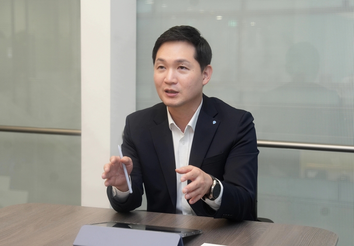 지난 13일 서울 서초구 삼성자산운용 본사에서 <에너지경제신문>과 인터뷰하고 있는 정재욱 운용3팀장 [사진=삼성자산운용]
