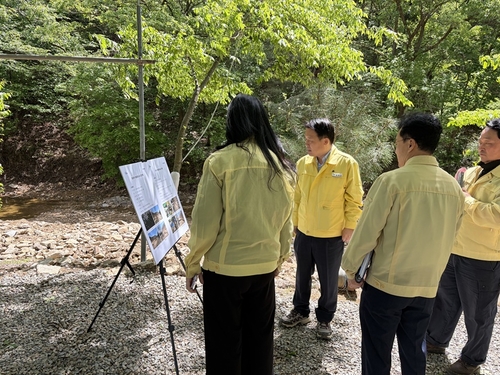 파주시 15일 하천-계곡 내 불법점용시설 원상회복 이행 여부 집중 점검