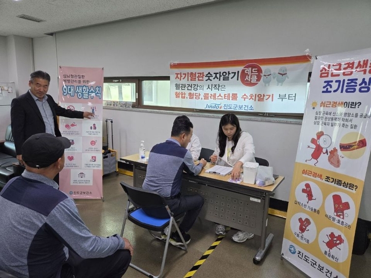 진도군, 군민 건강 챙기는 '찾아가는 레드서클존' 운영