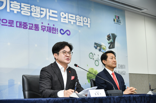 김병수 국민의힘 김포시장 후보 생활교통 공약 관련 현장 모습