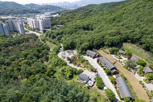 의왕시 바라산 자연휴양림 전경