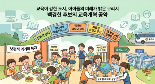 백경현 국민의힘 구리시장 후보 교육 개혁 이미지(AI 생성)