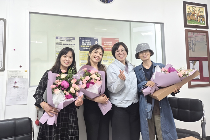 청송 결혼이민여성 3명, 요양보호사 자격 취득