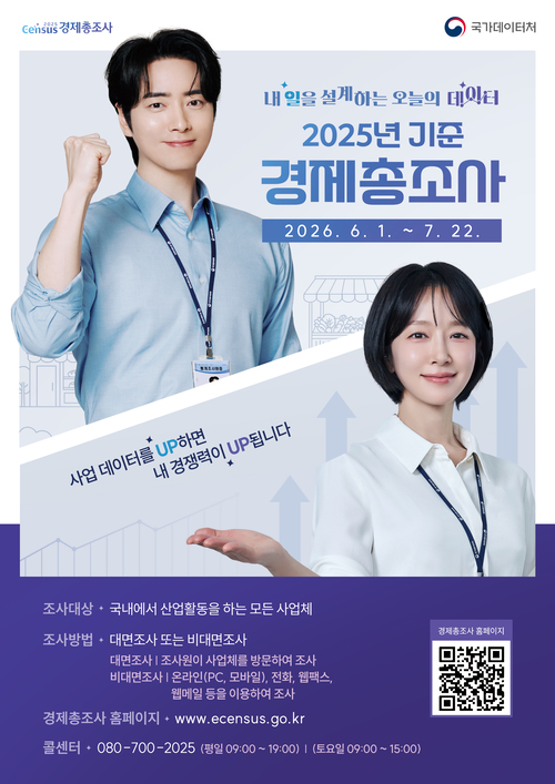 남양주시 '2025년 기준 경제총조사' 실시 배너