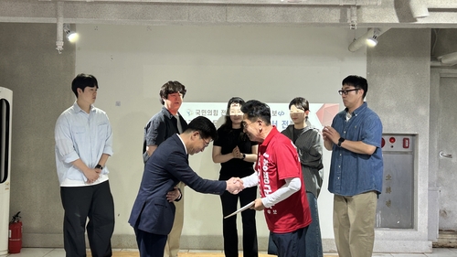 양평공사노조 29일 전진선 국민의힘 양평군수 후보에게 정책제안서 전달
