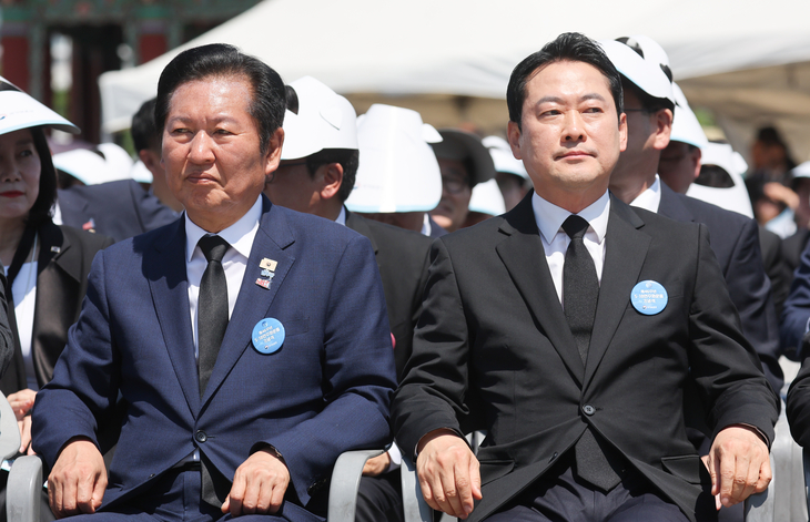 정청래 대표와 장동혁 대표