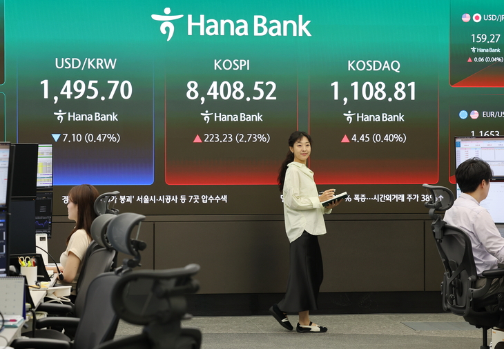 코스피 상승, 환율 하락 출발