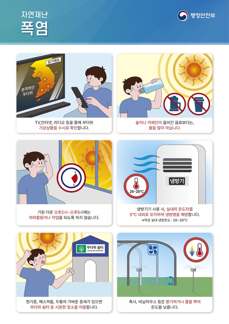 경북도, 폭염중대경보 신설 맞춰 선제 대응체계 가동