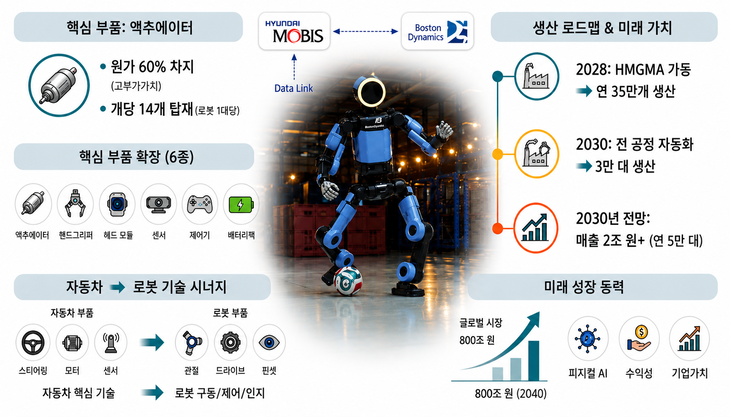 현대모비스 '피지컬 AI' 핵심기업 전환 주요사업 및 비전