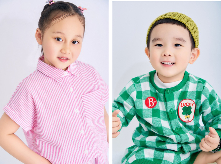 키즈모델 강태영(왼쪽)과 성우주 (제공=폼엔터테인먼트)