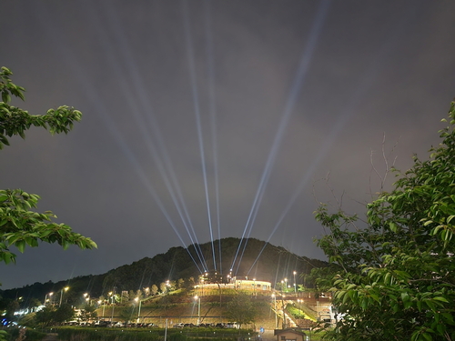시흥시 따오기문화공원 야간경관 전경
