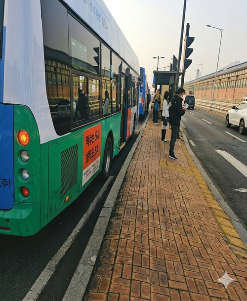 고양특례시 대곡역 중앙버스정류장 정차면 추가 공사 전