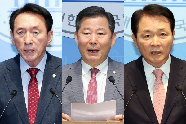 김석기 외교통일위원회 위원장, 이철규 산업통상자원중소벤처기업위원회 위원장 , 성일종 국방위원회 위원장