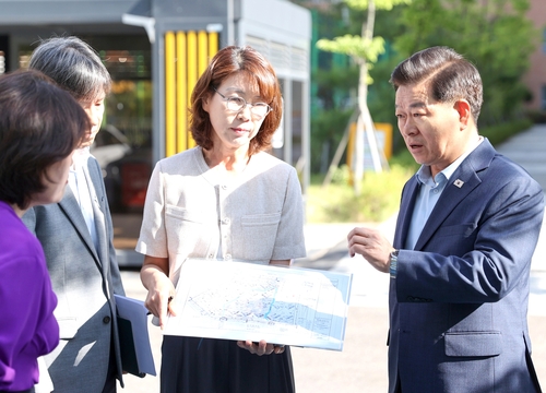 박승원 광명시장 9일 도덕초등학교 안전 통학 환경 조성 방안 논의