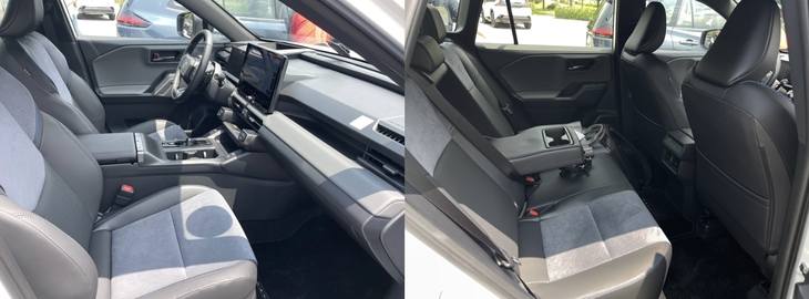 '올 뉴 RAV4' 1열·2열. 사진=박지성 기자