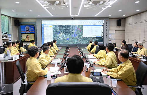 시흥시 자체 구축한 '시흥시 통합 재난-안전 지도' 시연