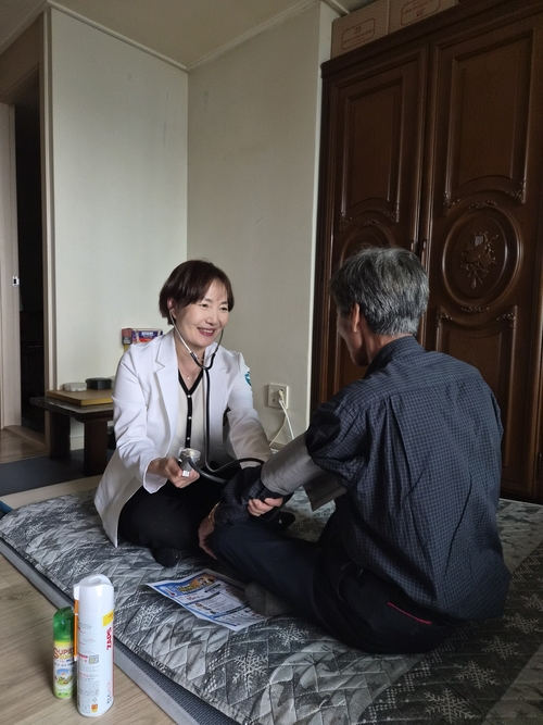 하남시 폭염취약계층 방문건강관리 현장