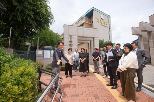 최현덕 남양주시장 당선인 22일 경은학교 방문