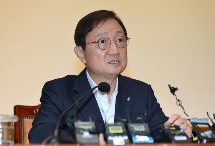 이찬진 금융감독원장이 22일 서울 여의도 금감원 본원에서 기자간담회를 열고 발언하고 있다. 연합뉴스