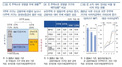 주택소유 유형별 부채 현황