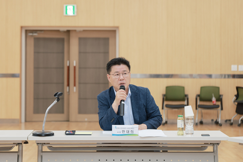 한대희 군포시장 당선인 29일 군포산업진흥원 방문