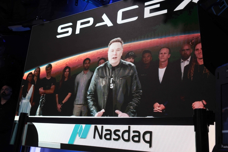 US-SPACEX-LISTED-ON-NASDAQ-EXCHANGE