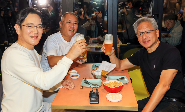 젠슨 황·이재용·정의선 치맥 회동