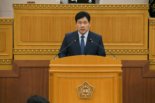 임의빈 제10대 양주시의회 전반기 부의장 2일 당선 소감 발표