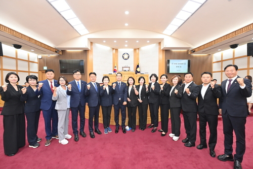 제9대 파주시의회 1일 개원식 개최