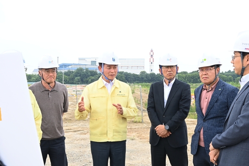 조용익 부천시장 1일 SK, DN솔루션즈 입주 예정 부지 시찰