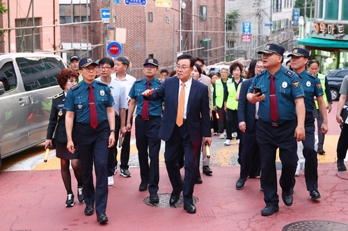 의왕시 민-관-경 3일 재개발 오전다구역 범죄예방 합동 순찰 실시