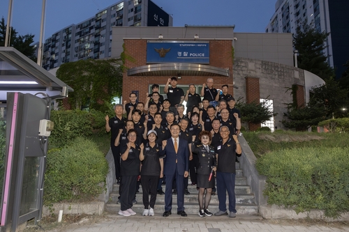 의왕시 민-관-경 3일 재개발 오전다구역 범죄예방 합동 순찰 실시