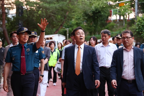 의왕시 민-관-경 3일 재개발 오전다구역 범죄예방 합동 순찰 실시