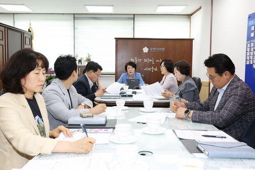 제10대 광명시의회 8일 첫 월례회의 개최
