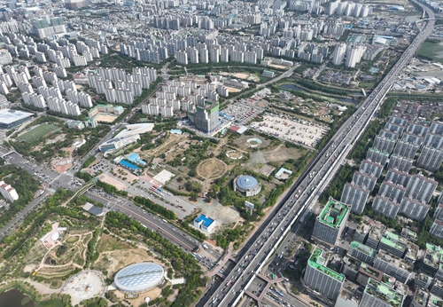 부천시 상동특별계획구역 전경