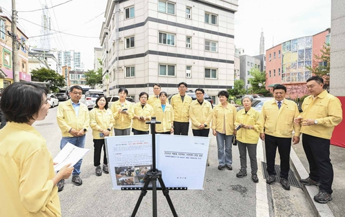 의정부시의회 13일 주요 재해취약지역 및 공사 현장 4곳 현장 점검 실시
