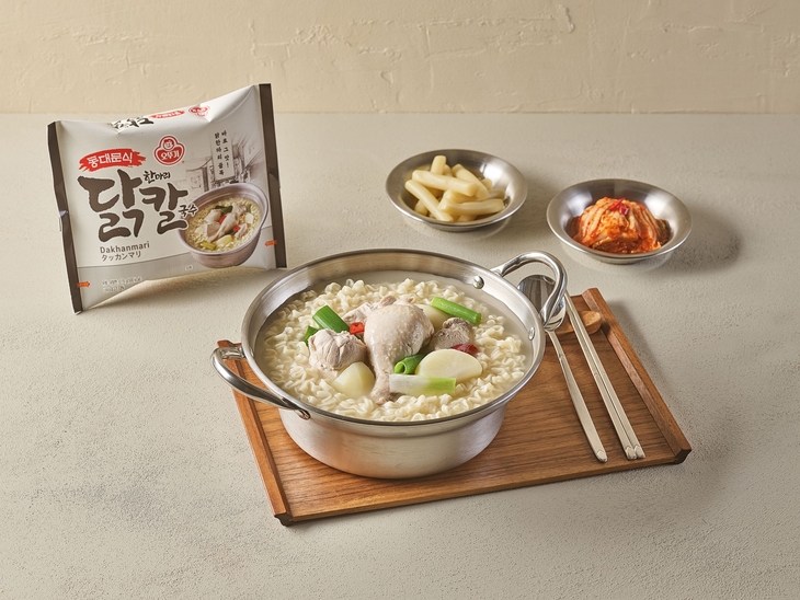 오뚜기 '동대문식 닭한마리 칼국수' 선봬