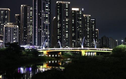 안양tl 비산대교 경관조명 교체