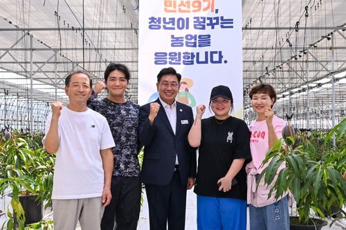 전진선 양평군수 청년농업인 농가 방문