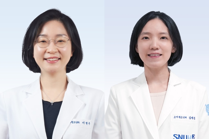 [사진] 분당서울대병원 소아청소년과 이현주 교수(왼쪽), 김예경 교수(오른쪽)