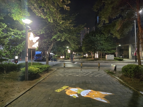 구리시 '갈매 연결녹지 1호' 야간경관 단장