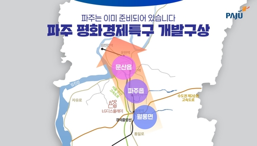 파주시 평화경제특구 지정 위한 민간 사업시행예정자 사전 공모 실시 배너