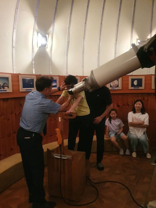2025년 군포시 누리천문대 주망원경 관측