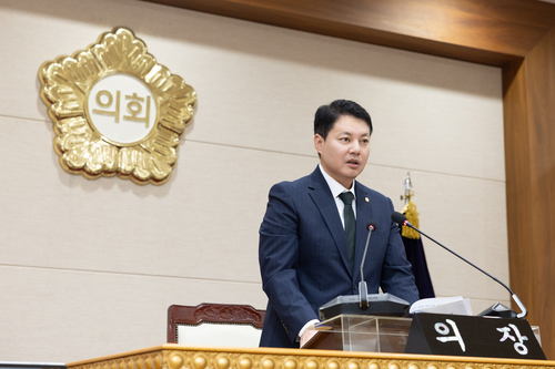 한상민 양주시의회 의장 20일 '경기도 무상교복 지원사업의 형평성 확보 촉구 건의안' 채택